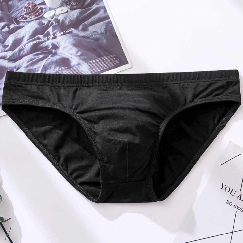 Sexy Mens Briefs Comfortable Breathable U Convex Underwear Low Rise Underpants Bikini Classic Basics Quick Dry Homme Panties