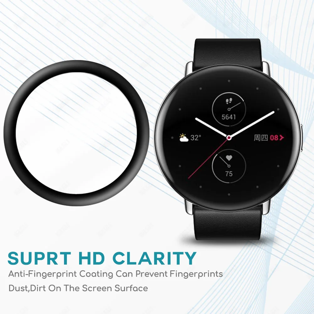 Osłona folii ochronnej dla Xiaomi Huami Amazfit ZEPP E A1935 A1957 inteligentny zegarek HD zakrzywiona miękka folia na ekran akcesoria