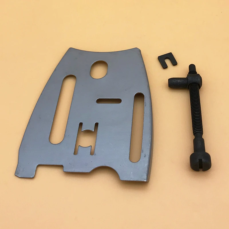 Bar Plate Guide Chain Adjusting Screw Tensioner Set Fit Husqvarna 61 66 181 266 268 Special 272 272XP 281 288 Chainsaw