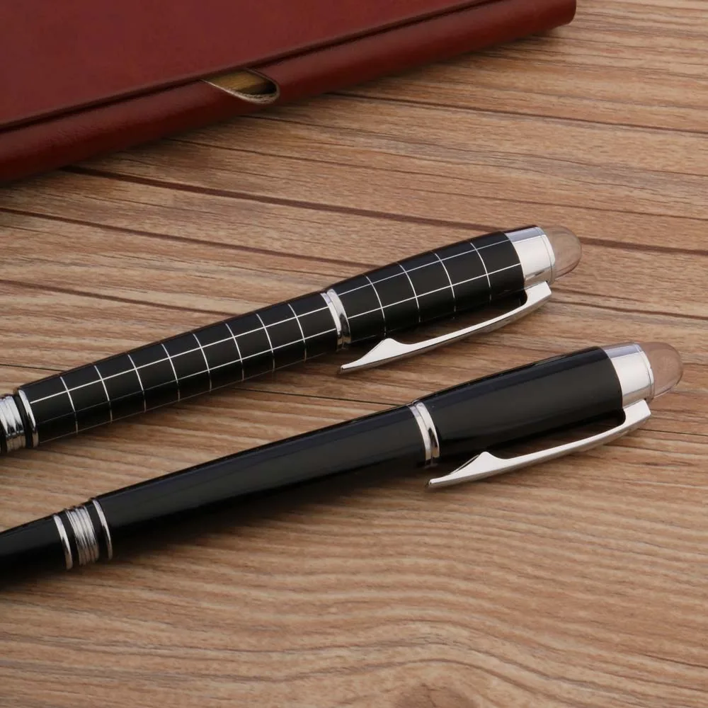 luxury baoer 79 Fountain Pen Black Line Barrel Medium Nib Stationery Office school supplies Writing