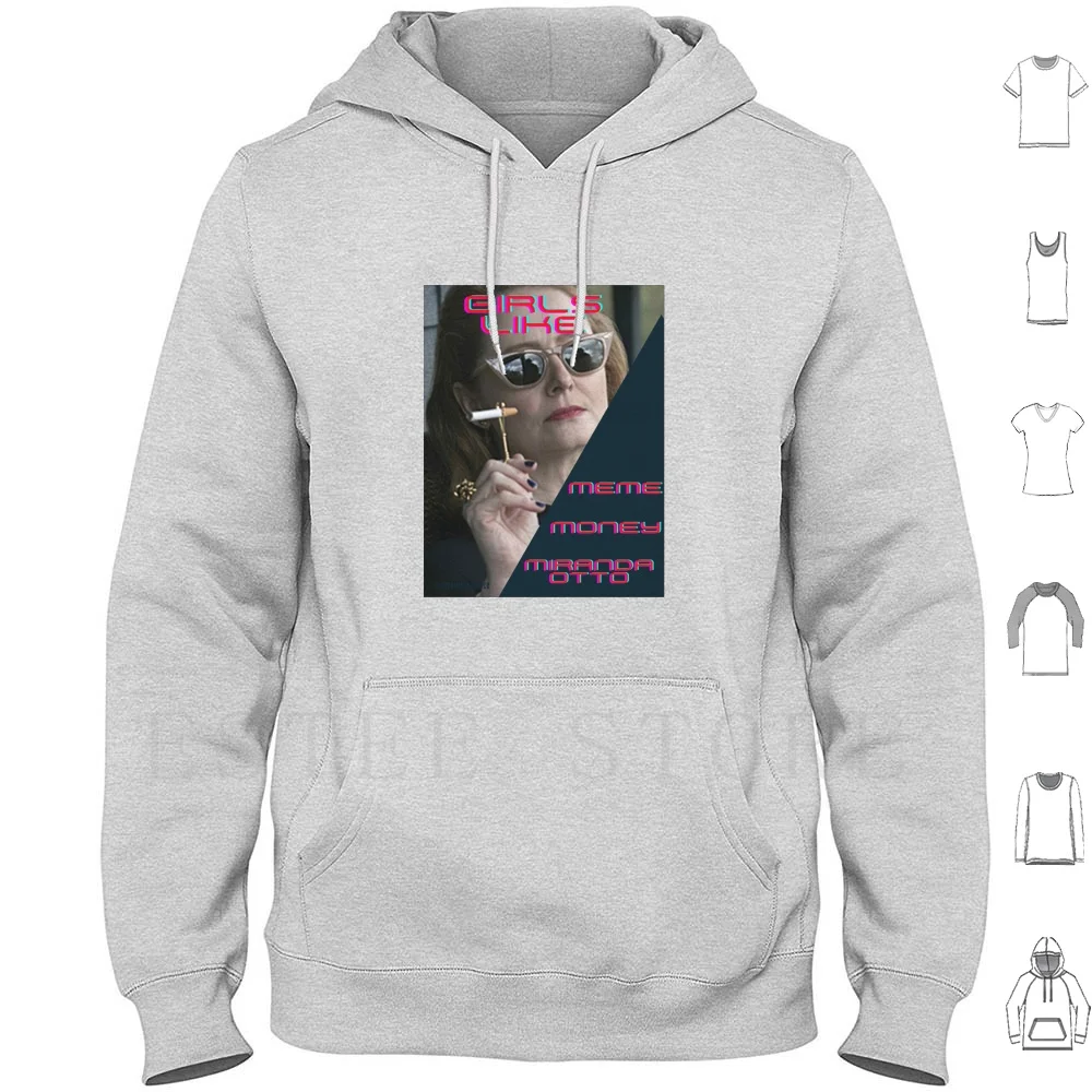 Girls Like Miranda Otto Sticker Hoodies Miranda Otto Spellman Chilling Adventures Of Caos Michelle Gomez Madam
