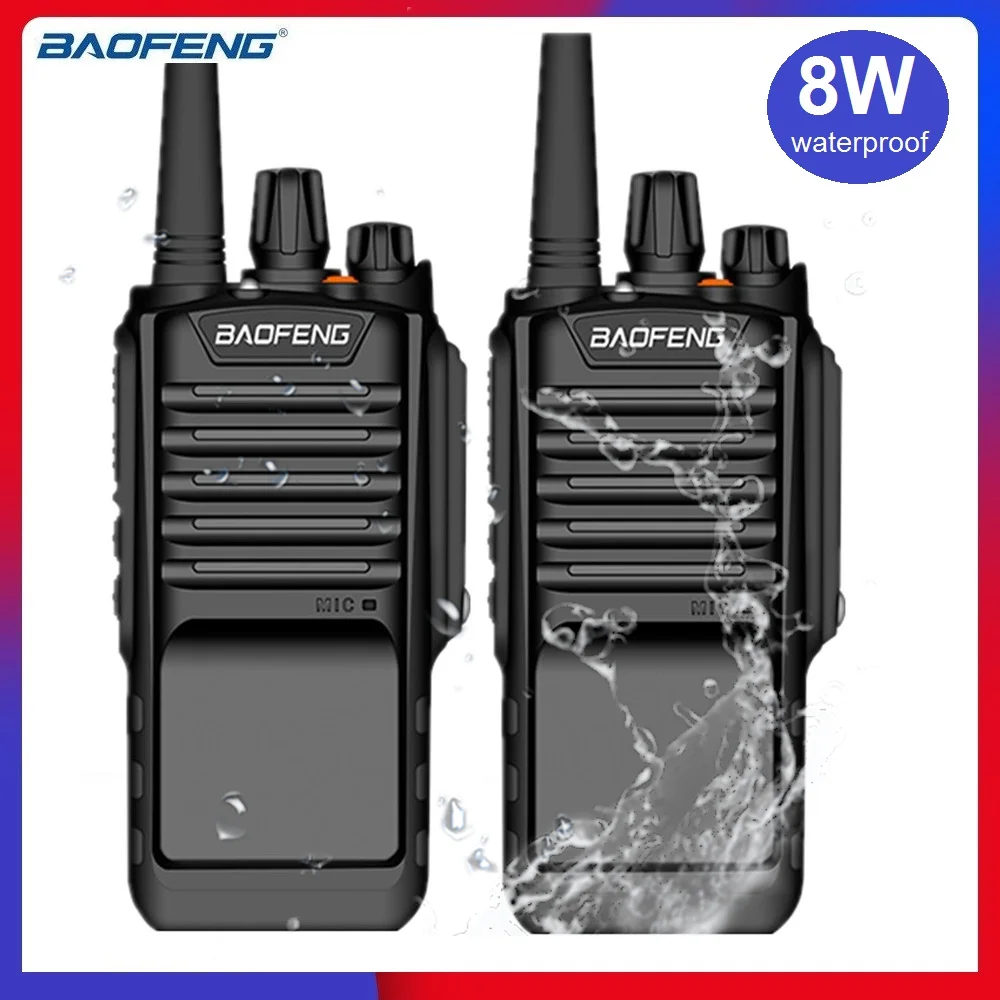 

2PCS BAOFENG BF-9700 8W Walkie Talkie Waterproof UHF 400-470MHz Amateur Ham Radio Transceiver BF 9700 CB Radio Station 9rplus