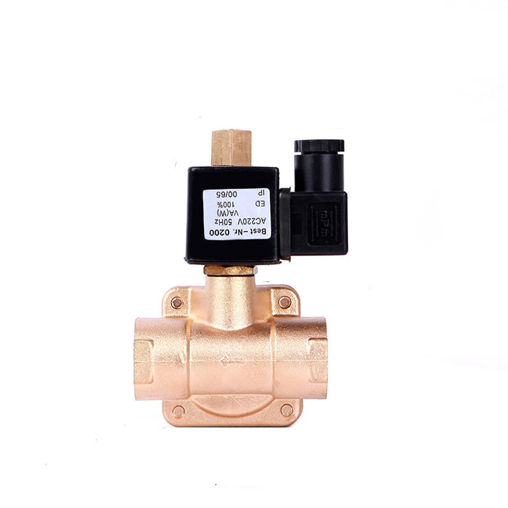 1" Normally Open Brass High Pressure 0955 Solenoid Valve 110V 24V 12V 24v