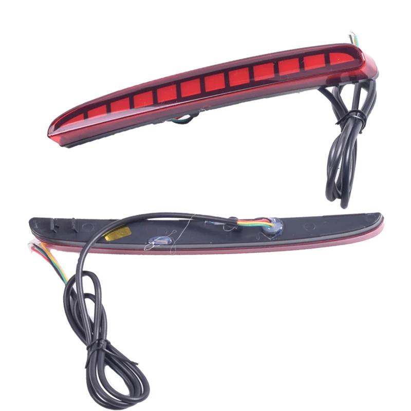

2 Pieces LED Tail Brake Lights for Honda Civic Type R Hatchback 2016~2019 Turn Signal Yellow Rear Bumper fog lamps