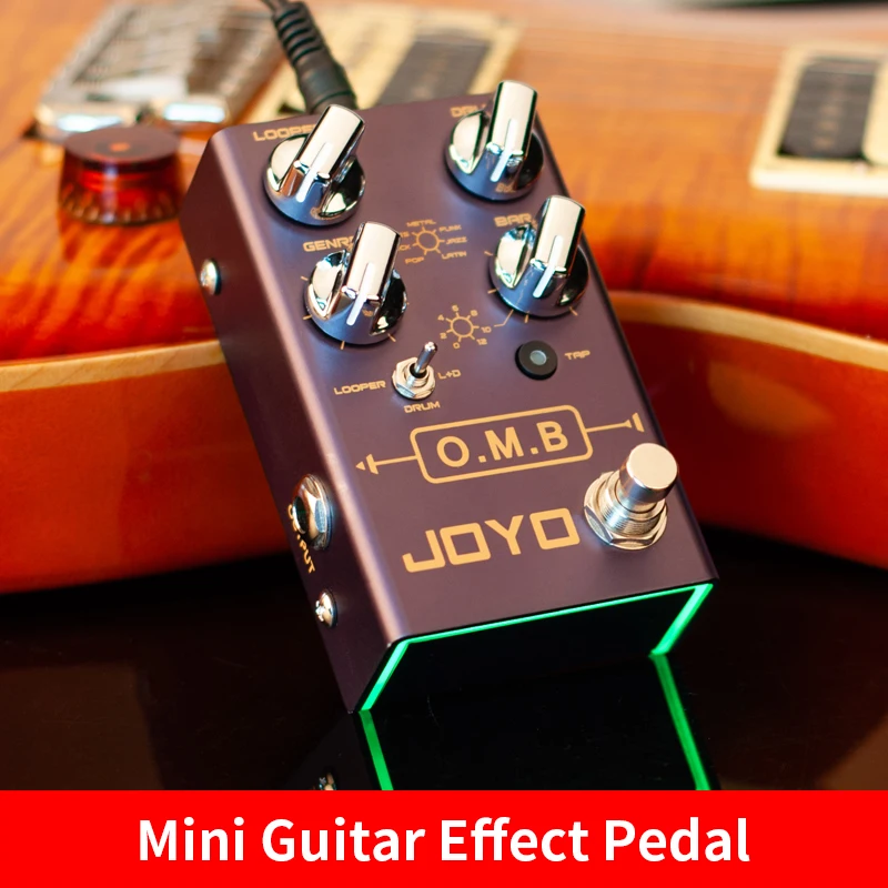 

JOYO R-06 O.M.B LOOPER and Drum Mode Guitar Effects, Auto-Alignment, Guitar Parts, Guitar Accessory