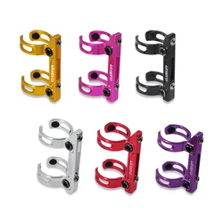 Litepro For Birdy Saetpost Brompton Head Tube Bicycle Alloy Hollow Water Bottle Cage Holder  33.9/ 34.9MM Folding Bike Adapter