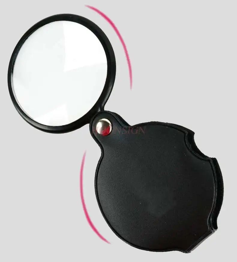 portable elderly children reading Magnifying glass 10 times 60mm optical glass portable elderly children students reading