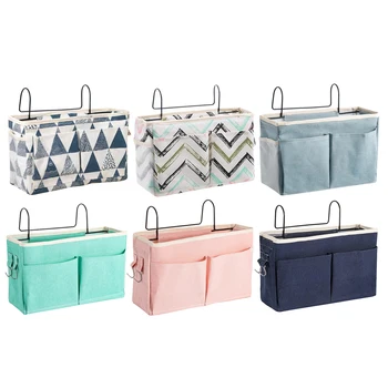 ข้างเตียงแคดดี้เตียงจัดเก็บกระเป๋าสําหรับหอพักรางห้องนอน Dorm ห้องครัวองค์กรกระเป๋า