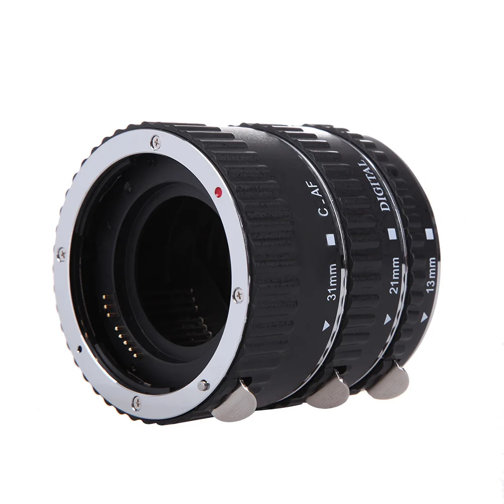 Lens Adapter Mount Macro Extension Tube Set AF Macro Extension Tube Auto Focus Macro Lens Extension Tube For Canon EOS EF EF-S