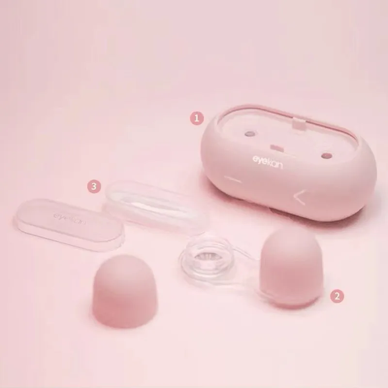 Cute Rabbit Contact Lens Cleaner High Frequency Vibration Cleaner Contact Lenses Cleaning Tools Contact Lens Washer