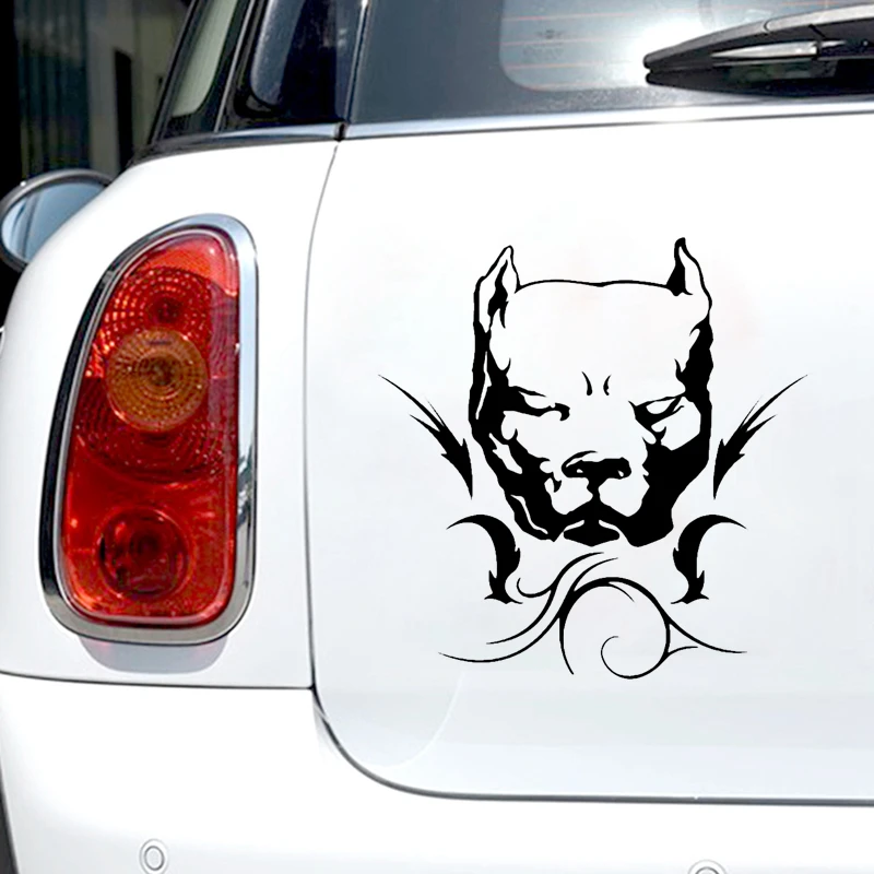 Pit Bull Tribal Die-Cut Vinyl Decal Car Sticker Waterproof Auto Decors on Car Body Bumper Rear Window Laptop Choose Size #S60190