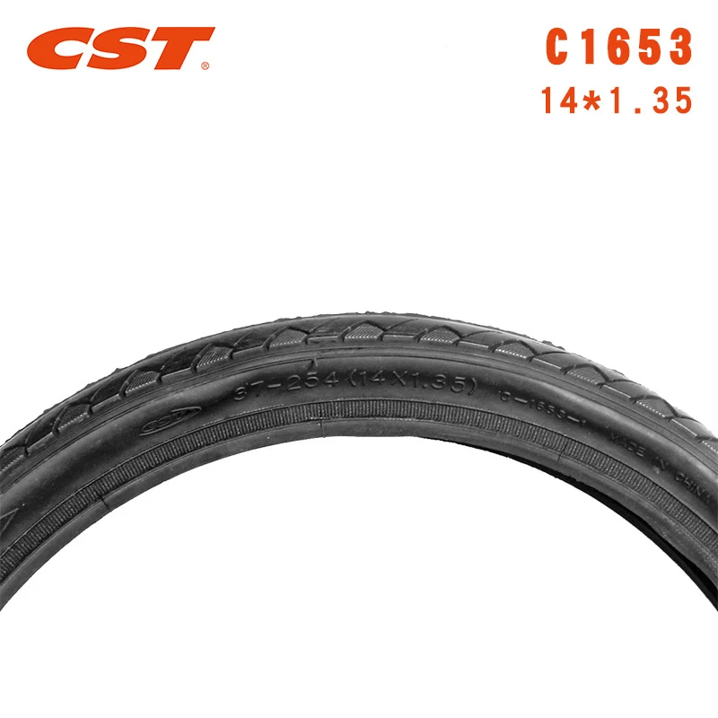 CST VOLTAIC Small Wheel Diameter 14 inch 14x1.35 60TPI folding  tire C1653 16X1.35 Anti punct Children's Bicycle Tube Tyre