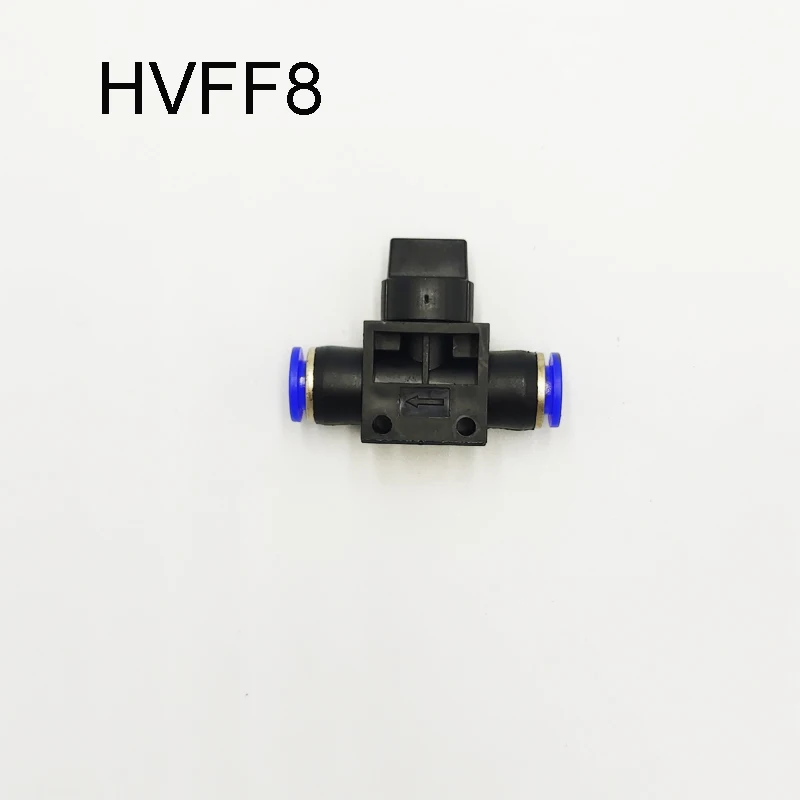 

10PCS Pneumatic Fitting HVFF 8mm Pipe Connector Tube Air Quick Fittings Water Push In Hose Couping