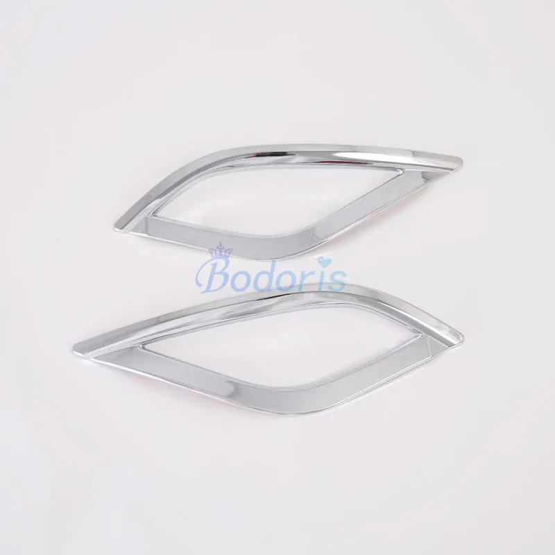 Rear Fog Lamp Cover Foglight Frame Bumper Light Protector Panel Moulding Ring Chrome For Toyota Prius 2019 2020 Accessories