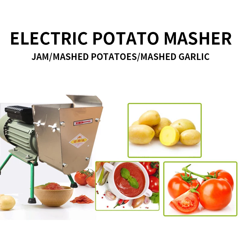 

Electric mashed potato grinder 750W tomato paste garlic grinder Ginger juice squeezing machine Stainless steel grinder