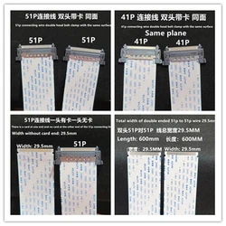 41Pin 51Pin 4K HDTV LCD LED Ribbon Cable AWM 20706 20861 105C 60V VW-1 41P 51P LVDS Compatible with