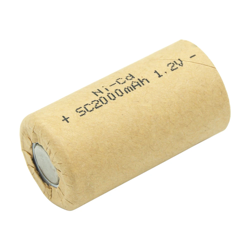 SC 2000mah 1.2v Battery NICD Power Cell Rechargeable Batteries for Electric Screwdriver for Power Tools