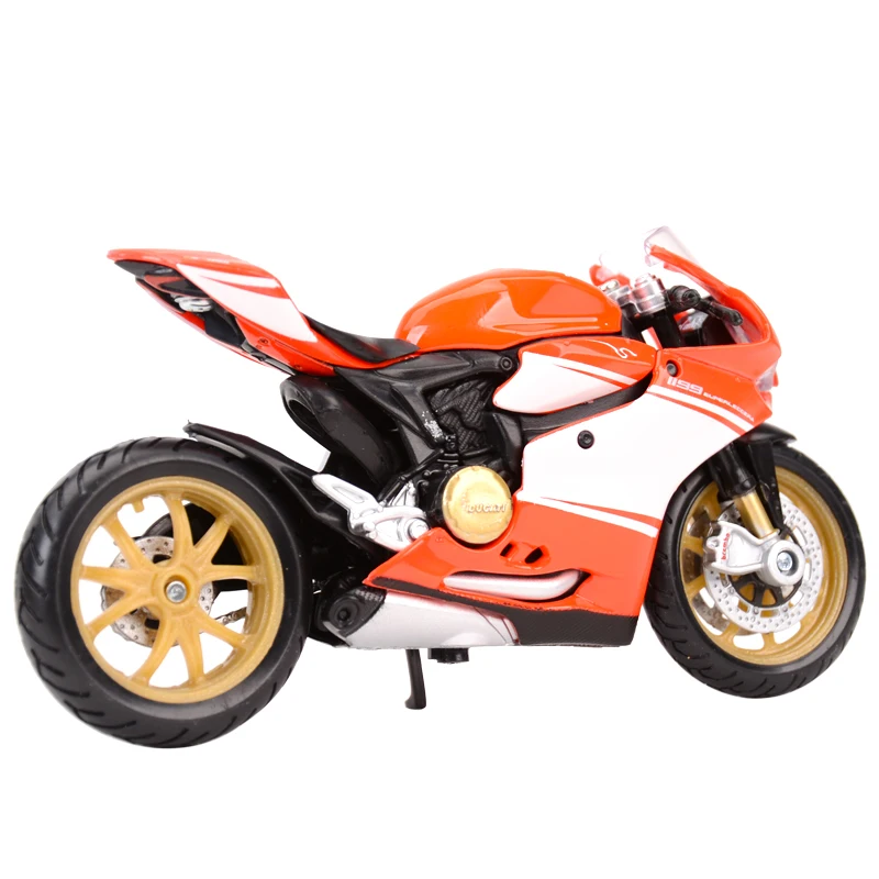 Maisto 1:18 Ducati 1199 Superleggera 2014 statik döküm araçları koleksiyon hobiler motosiklet Model oyuncaklar