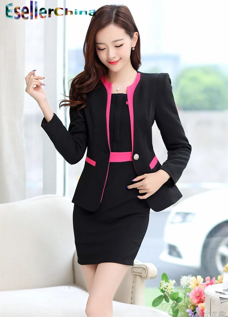 Formal Professional Blazers Suits with Pants and Jackets Coat for Women Ladies Office Work Wear OL Styles Clothing Sets