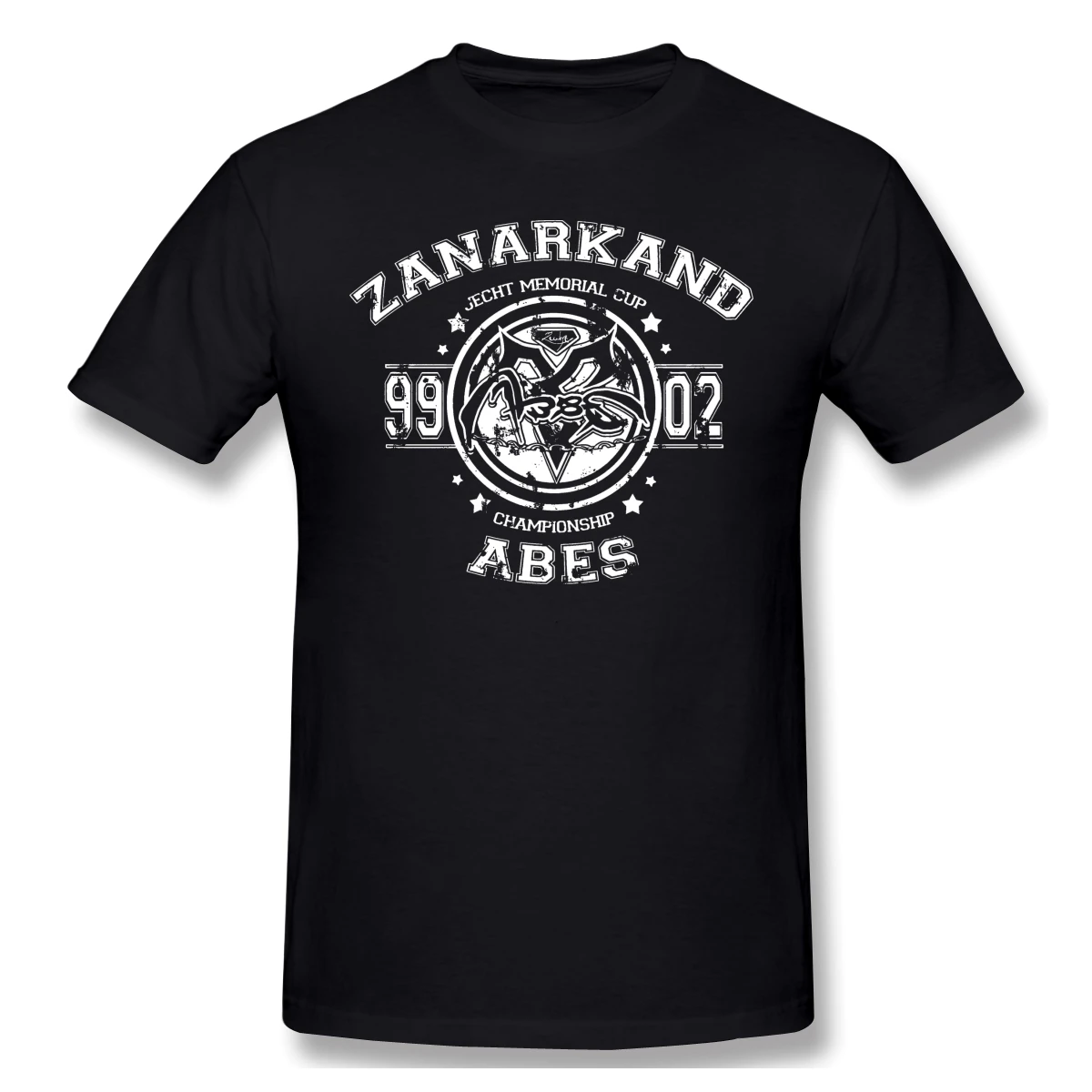 

Zanarkand Abes Vintage T-Shirt Funny Tees O Neck 100% Cotton Final Fantasy Role playing video game series Clothes Humor T Shirt