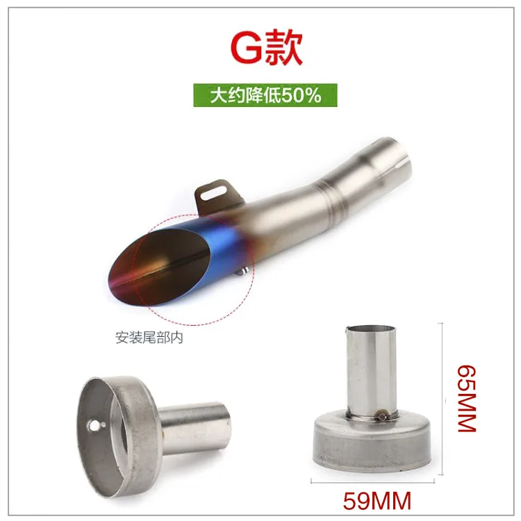 Universal high quality Db killer Motorcycle modified exhaust pipe hexagon muffler barrel adjustable muffler slip on