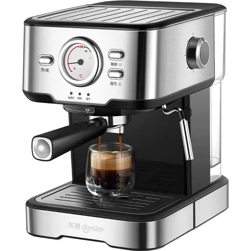 20bar Home Coffee Machine Espresso Coffee Maker Semi-Automatic Milk Bubble Maker Cappuccino Mocha Latté