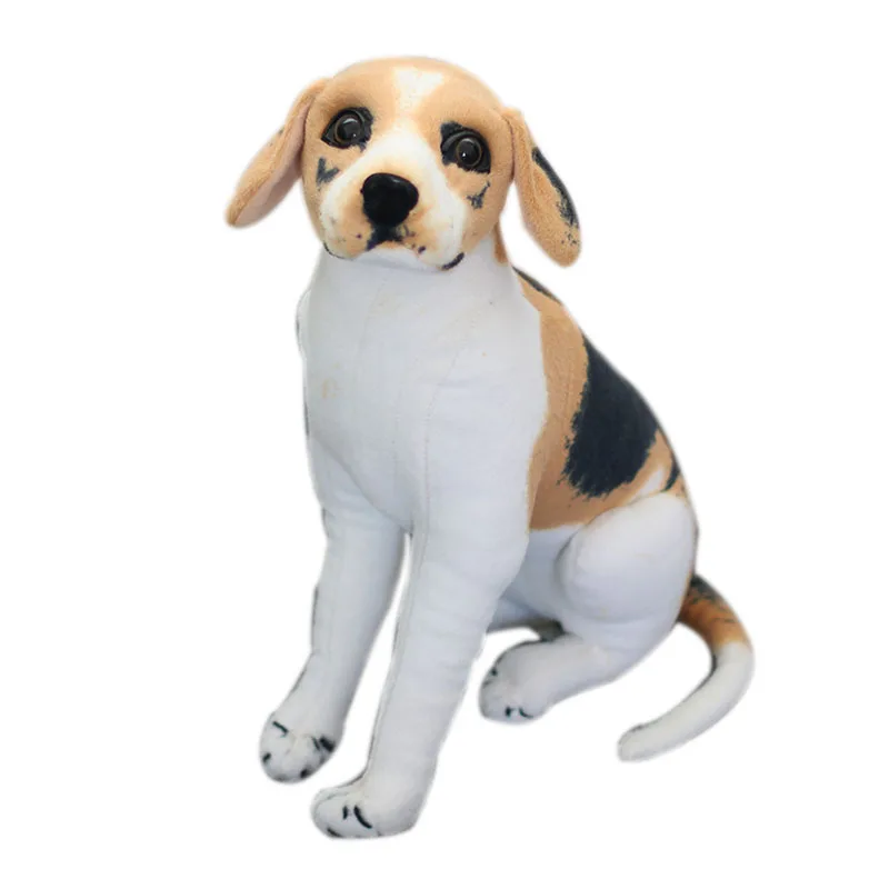 Dorimytrader Pop Hot Realistic Animal Dog Plush Toy Simulated Dogs Kids Play Doll Baby Gift 22inch 55cm DY61789