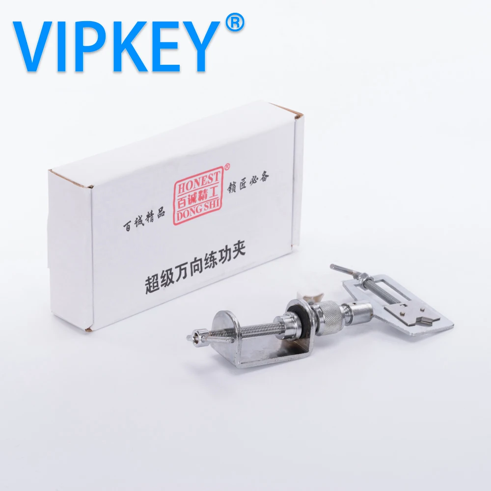 Metal Alloy Locksmith Bench Table Vise Clamp Tool for Repair Practice Lock 360 Degree Rotation Professional Locksmith Tools