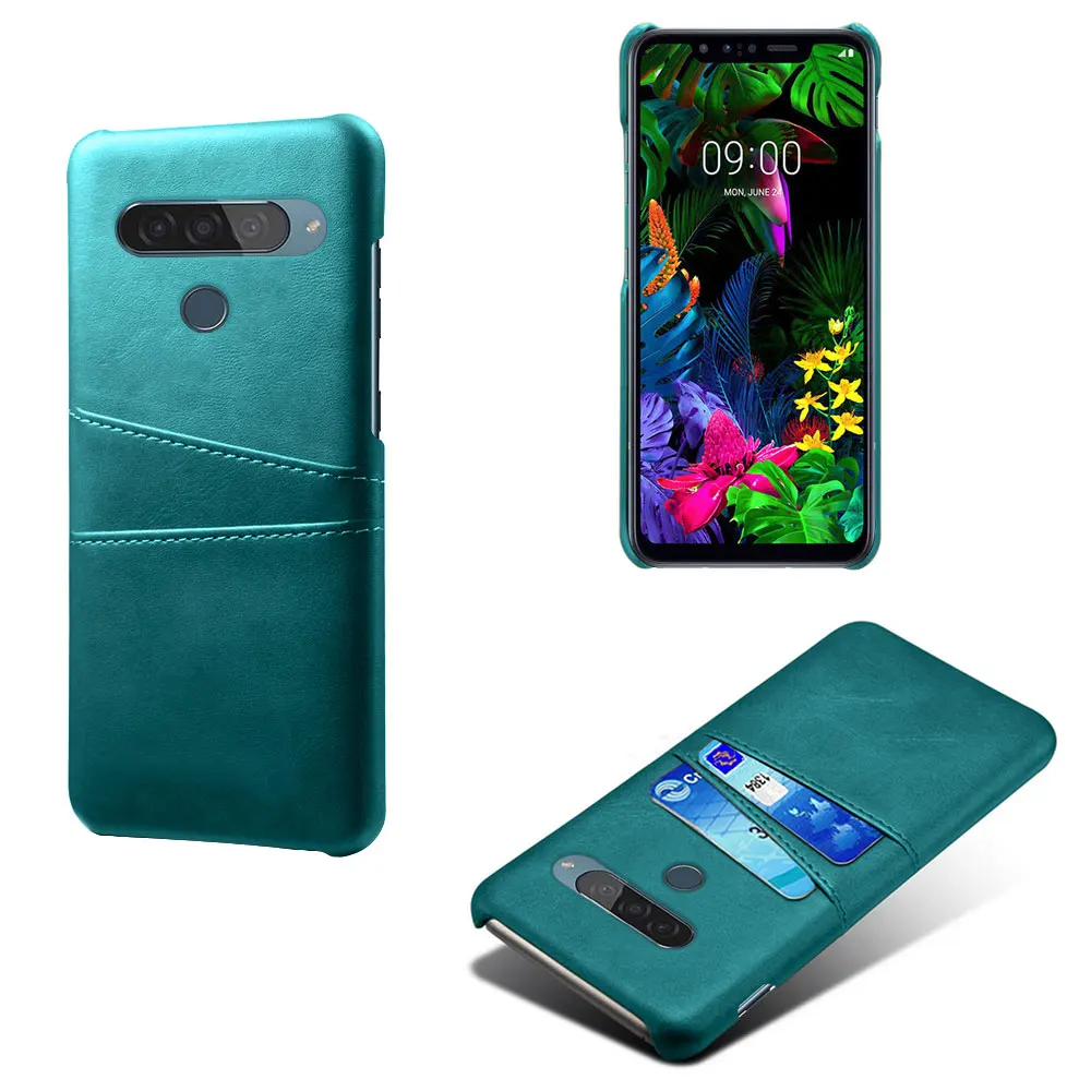 For LG G8S G8X Q8 V50 V50S THINQ 5G K50 K40 K20 Card Slots Cover PU Leather+PC Case For LG Q60 W30 W10 V30 S Aristo2 Stylo5 Capa