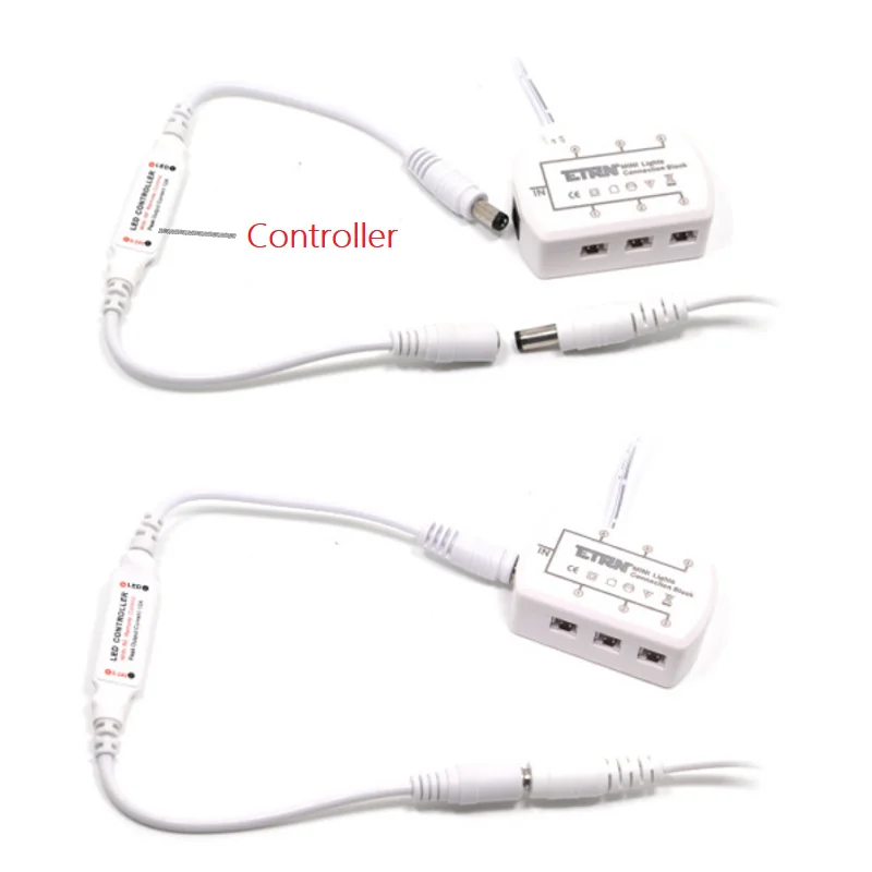 etrnLED 12V Linkable LED Spot Light Kit with Wireless Dimmable Remote Control 1W Recessed Indoor Ceiling Showcase Cabinet Lamp