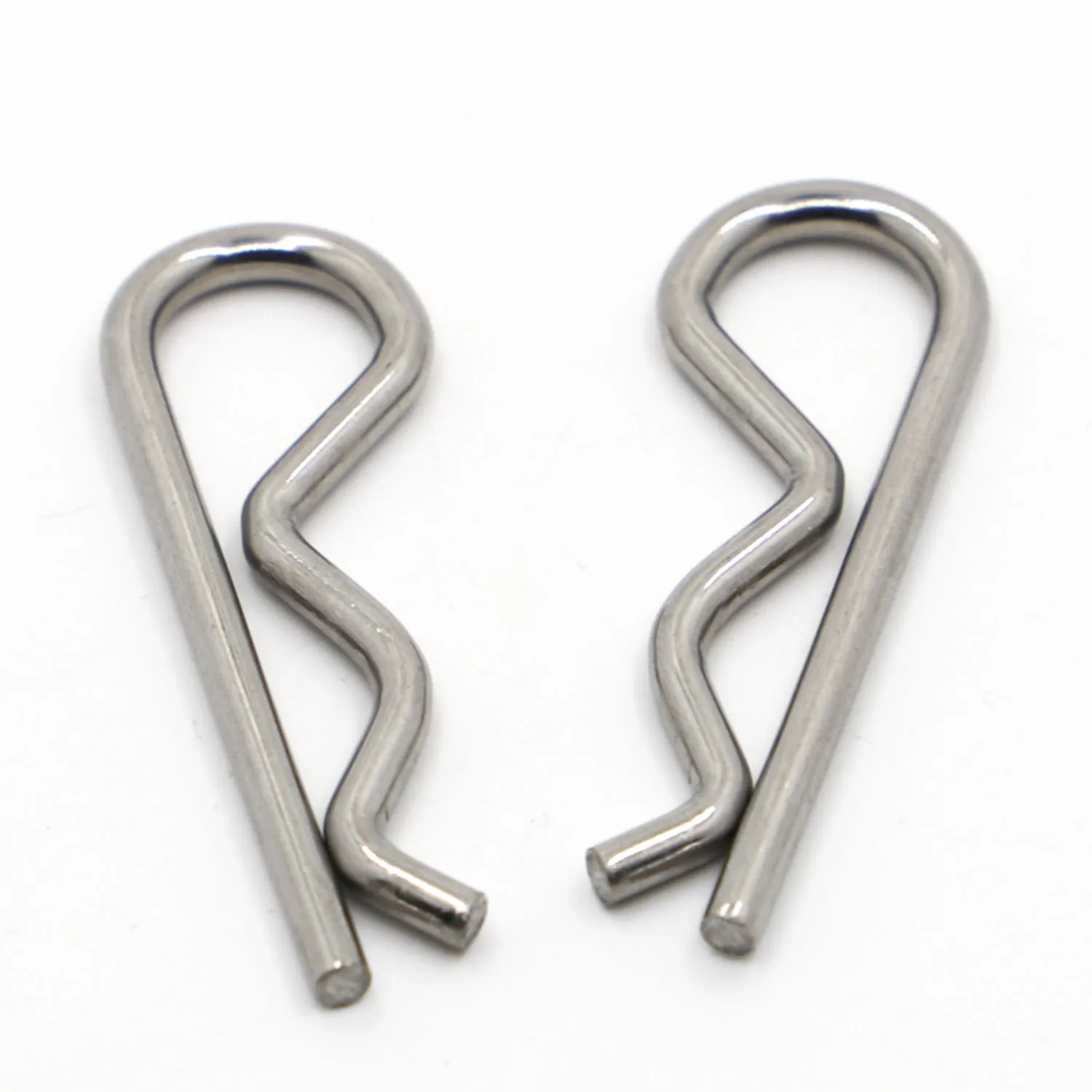 

M1 M1.2 M1.6 M1.8 M2 M2.5 M3 M3.5 M4 M5 Stainless Steel R Shaped Spring Cotter Clip Pin Fastener Hardware for Repairing Cars