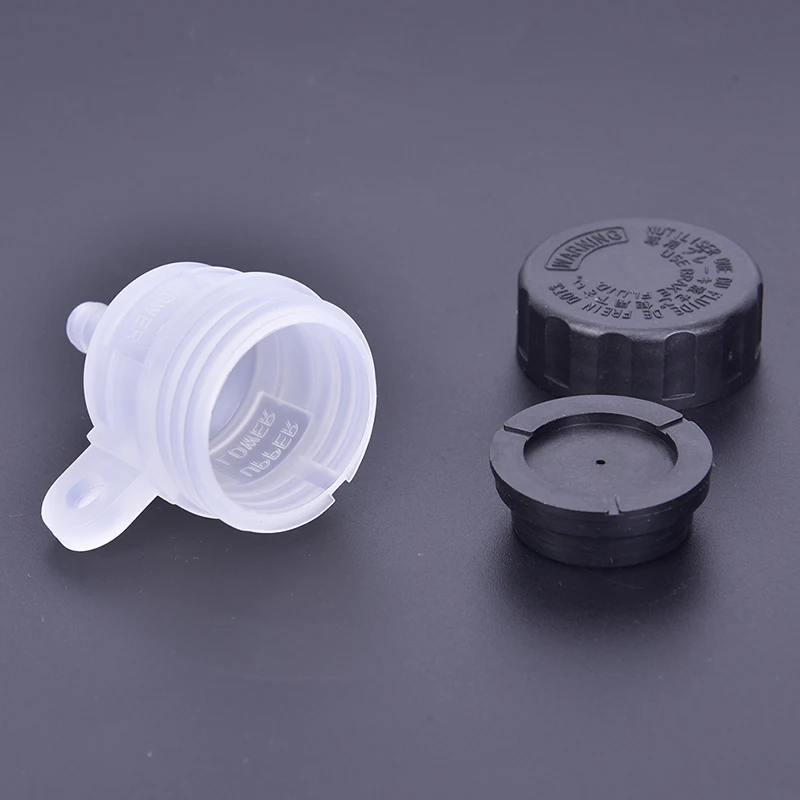 Motorcycle Foot Rear Brake Master Cylinder Tank Oil Cup Fluid Bottle Reservoir