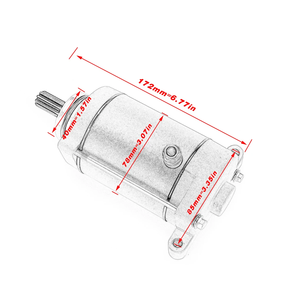 Starter Motor for CF moto CF500 CF188 CF Moto 500cc Rancher 500 600 X5 X6 Z6 ZForce UForce Swat Trail ATV UTV 0180-091100-0010