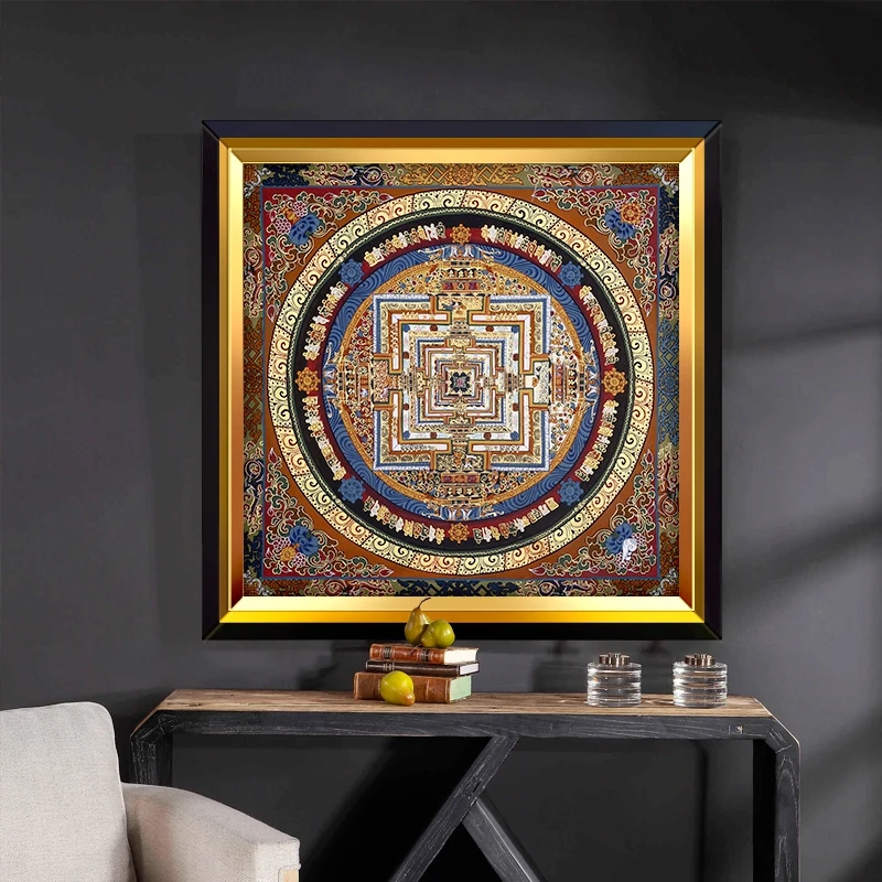 

EECAMAIL Diy Diamond Painting Full Diamond Embroidery Modern Chinese Distinguished Light Luxury Hanging Painting Porch No Frame