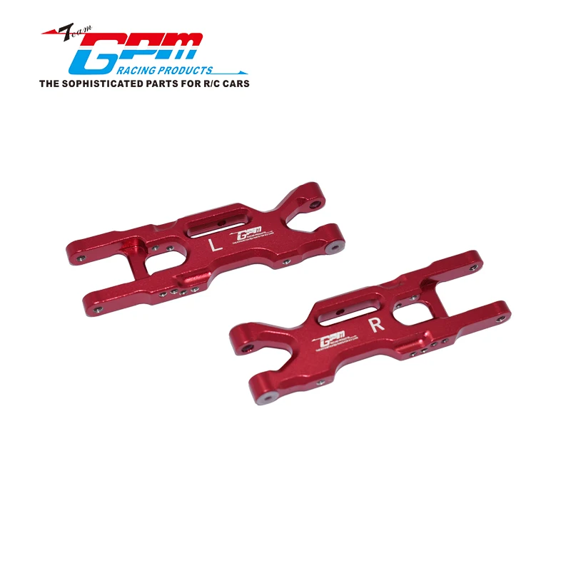 Brazo inferior trasero de aluminio GPM para camión de estadio Losi 1/18 Mini-T 2,0 2WD RTR reemplazar LOS214003