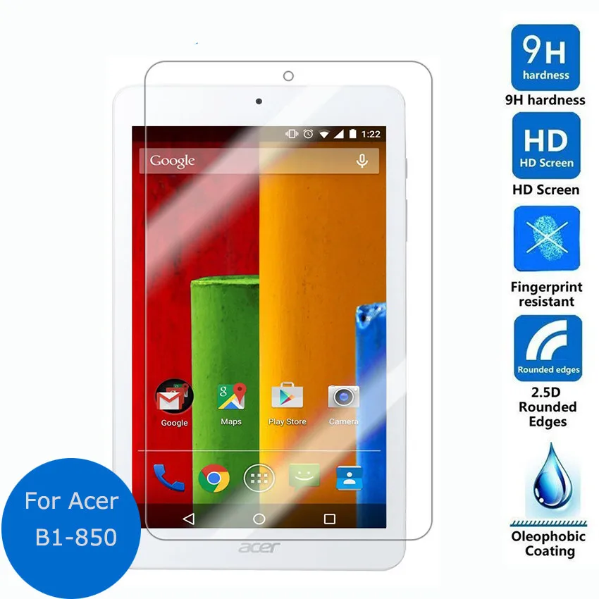 Tempered Glass Screen Protector Film for Acer Iconia One 8 B1-850 B1 850 8