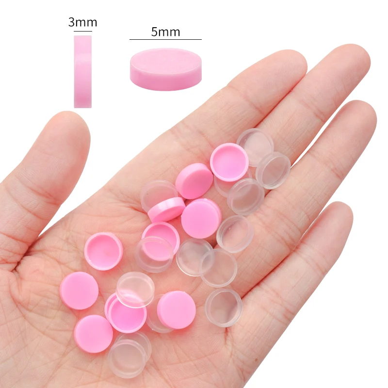 

100Pcs Eyelash Glue Holder Grafting Lashes Quick Individual Blossom Cup Ring Eyelash Extension Adhesive Stand Makeup Tools