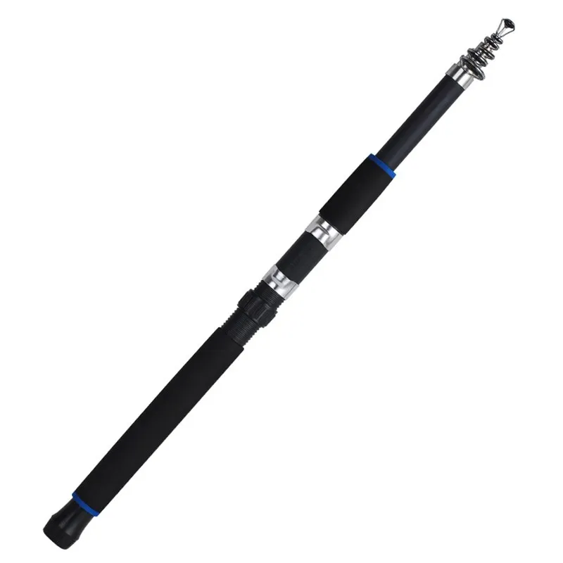 

Portable High Carbon 2.1m/2.4m/2.7m/3.6m Fishing Rod Rotating Telescopic Rotating Rod Ultra Light Rock Fishing Rod