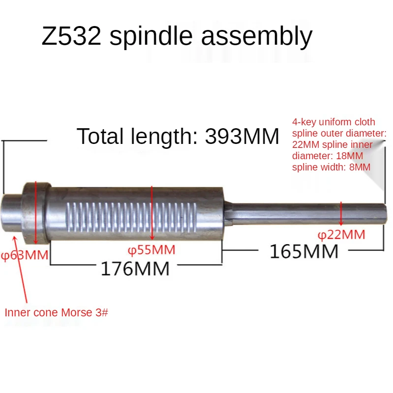 Z532 Z4132 parti accessori albero scanalato albero principale manicotto accessori per trapano accessori per trapano da banco per impieghi gravosi