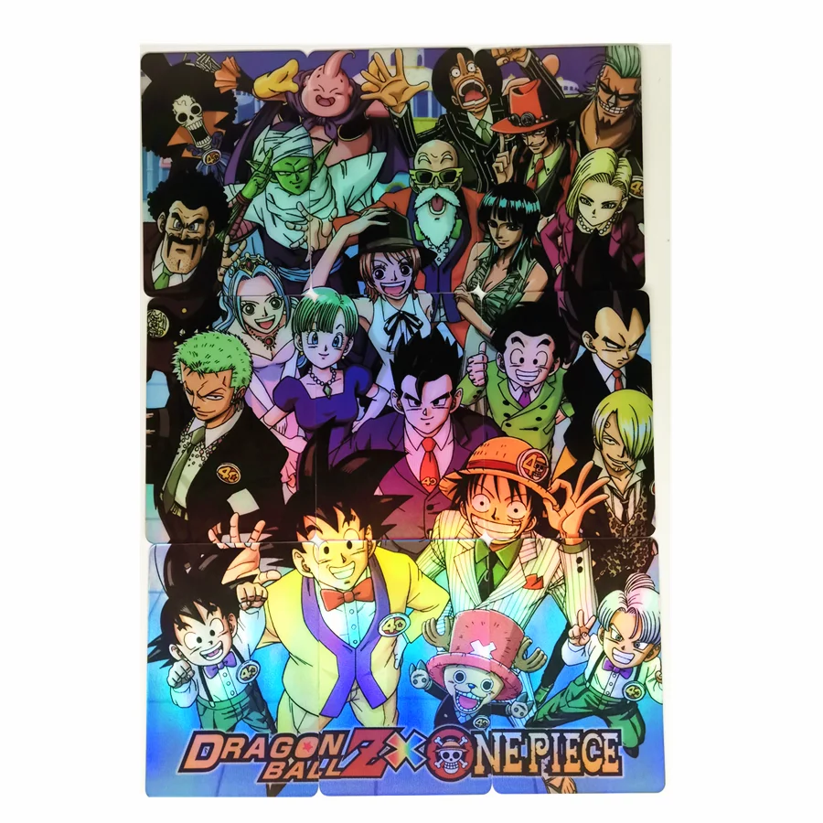 

9pcs/set Super Dragon Ball Z ONE PIECE Heroes Battle Card Ultra Instinct Goku Vegeta Game Collection Cards