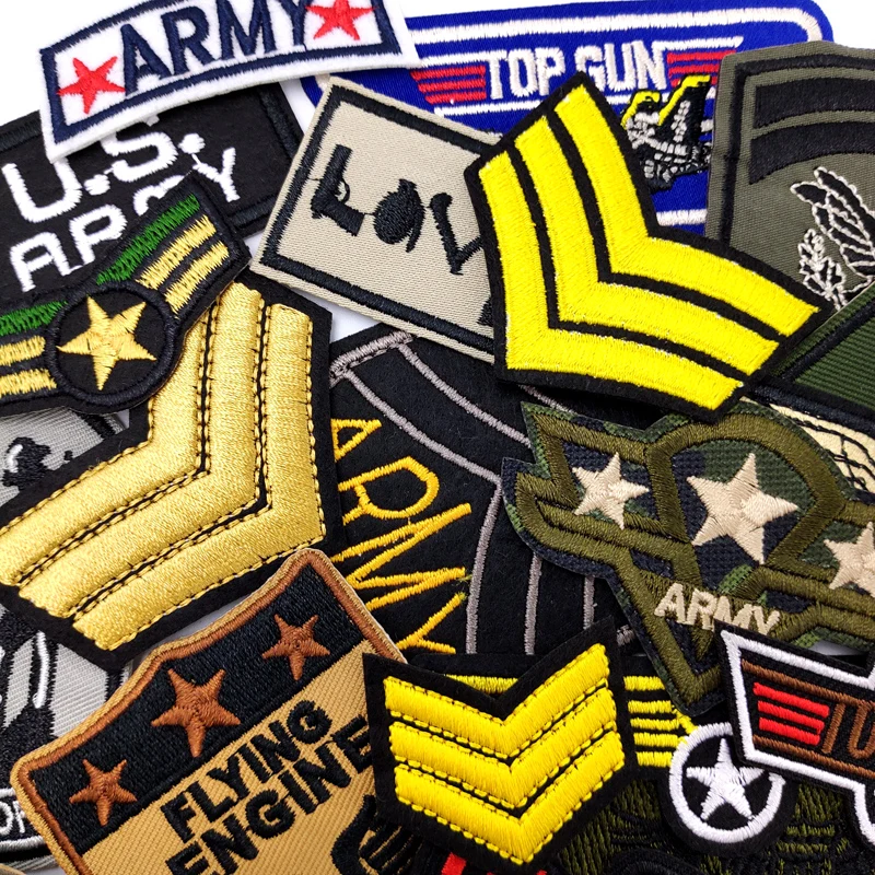 26Pcs/Lot Love Patch Ebroidered Applique Fabric Garment Apparel Accessories Embroidery Badges