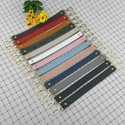 42cm Replacement Handbag Strap Fashion Serpentine Short Purse Strap Solid Color Handles For The Bag Bag Strap With Metal Buckle