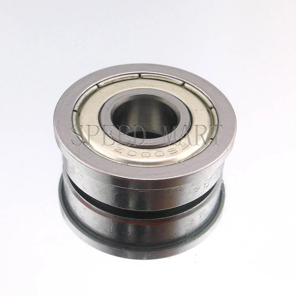 1/2/5/10PCS F6000zz Metal Double Shielded  Flanged  Ball Bearings (10mm*26mm*8mm)