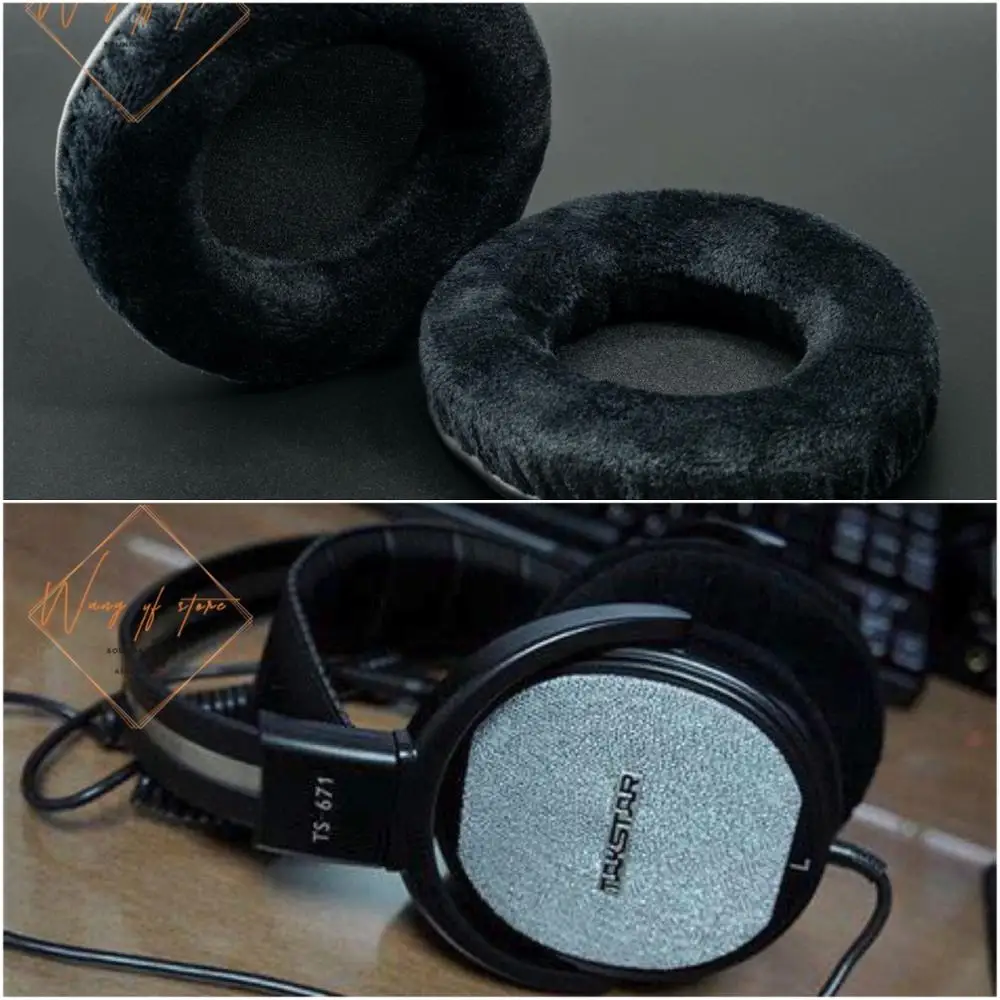 Thick Velour Velvet Ear Pads Cushion For Takstar TS-671 Headphone Perfect Quality, Not Cheap Version