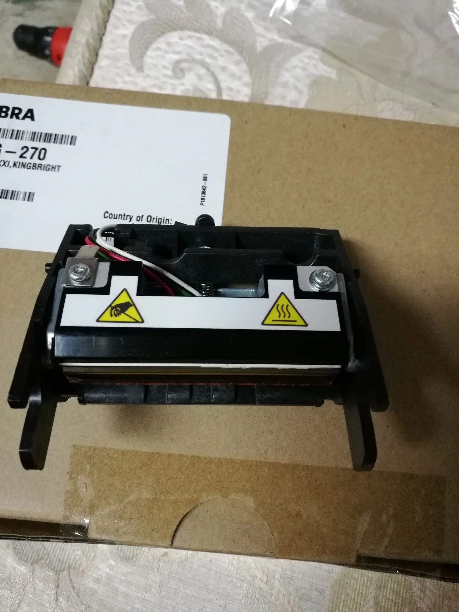 Zebra 105940G-270 Replacement Printhead for Zabra ID Card Printer P100i/P110i/P120,Brand New,Original