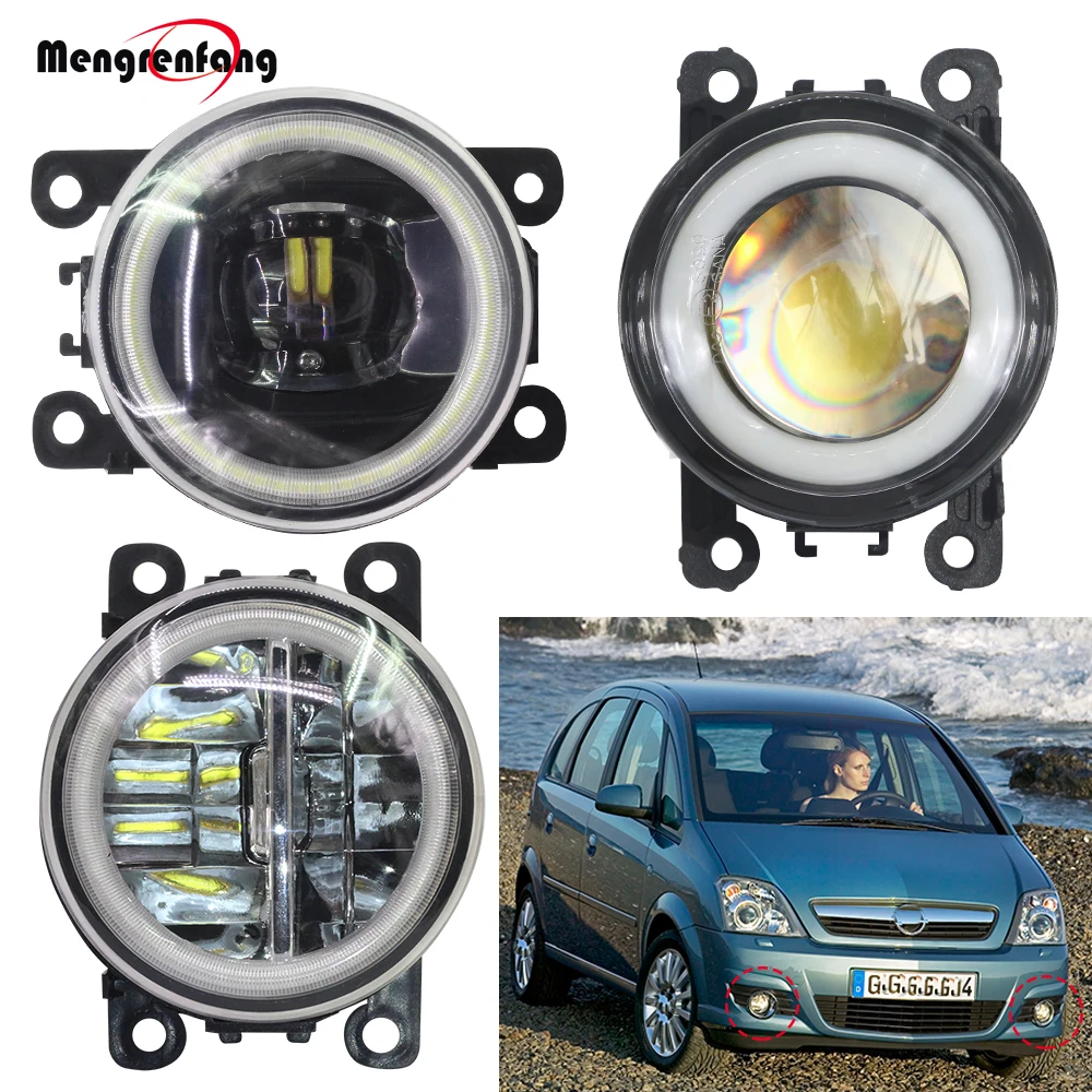 

2 Pieces Car H11 Fog Lamp LED Halo Ring Angel Eye DRL Daytime Running Light 12V For Opel Meriva A 2006 2007 2008 2009 2010