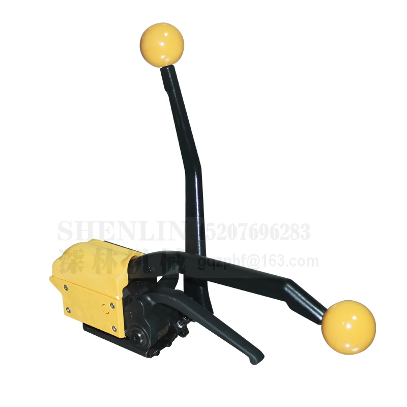 Handmatig Stalen Riem Banding Machine A333 Metal Strapping Machine Buckless Straping Afdichting Packagingbundle Strapper Shenlin Packer