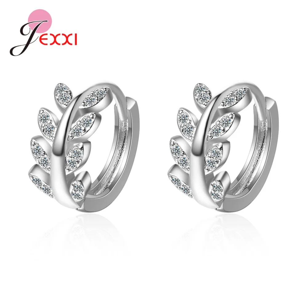 

New Fashion 925 Sterling Silver Women Hoop Earrings Wedding/Engagement Party Jewelry Accessory Fashion Hoop Earrings Jewelry