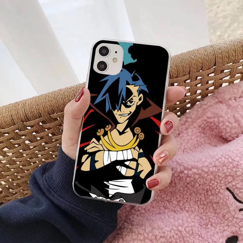 Tengen Toppa Gurren Lagann Phone Case for iPhone 11 12 13 mini pro XS MAX 8 7 6 6S Plus X 5S SE 2020 XR cover