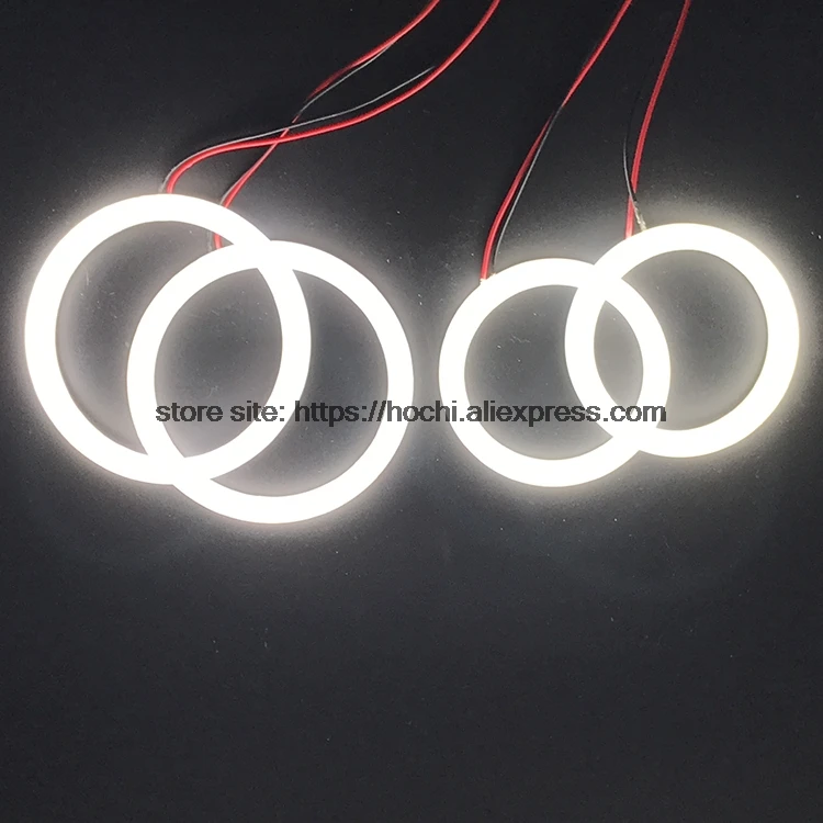 HochiTech Eexcellent milk white cotton cover SMD angel eyes  ring kit daytime light DRL for FORD Mondeo MK3 2001 - 2007